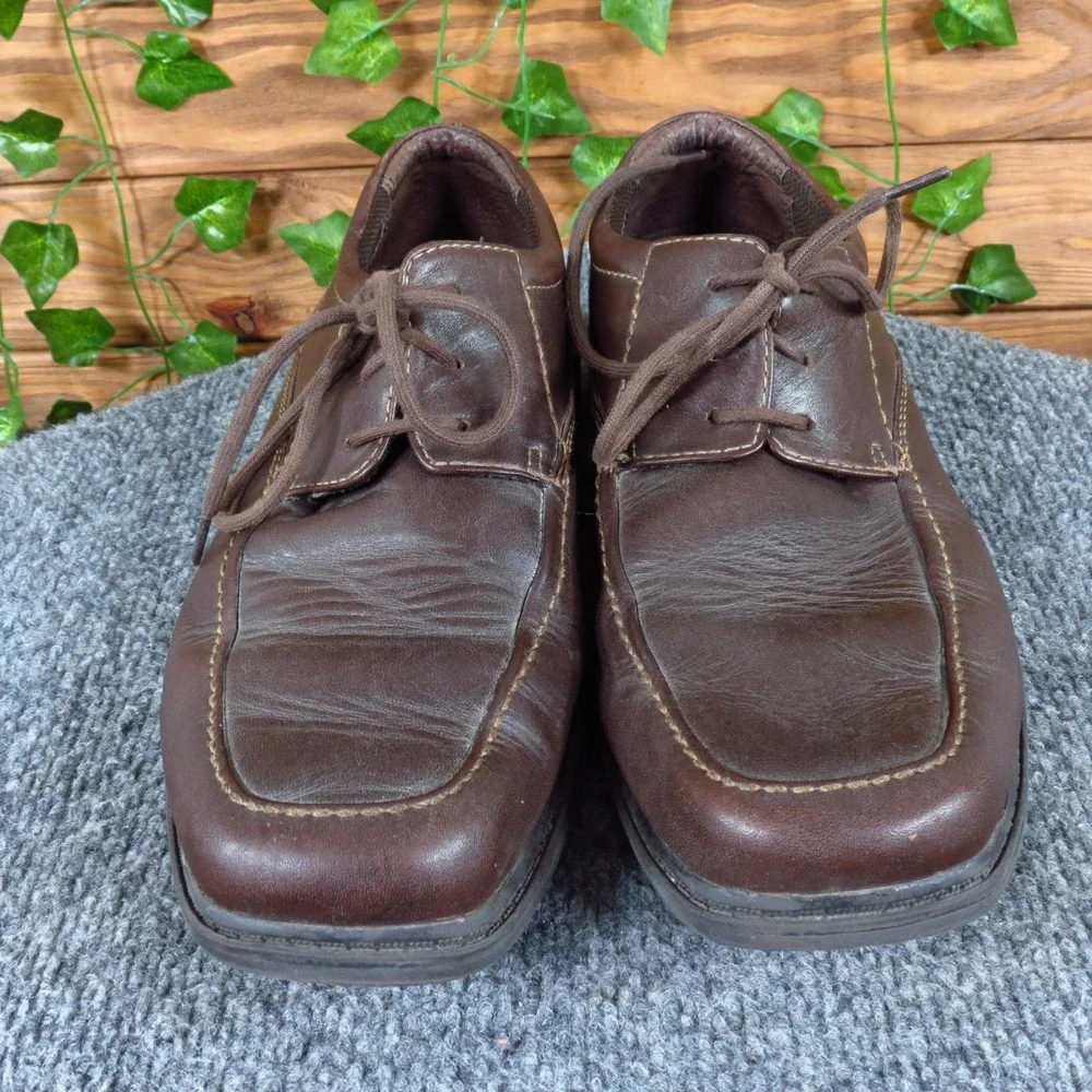 Nunn Bush 84133-200 Men Casual Oxford Shoes Size‎ 8 Work Office Brown Leather
